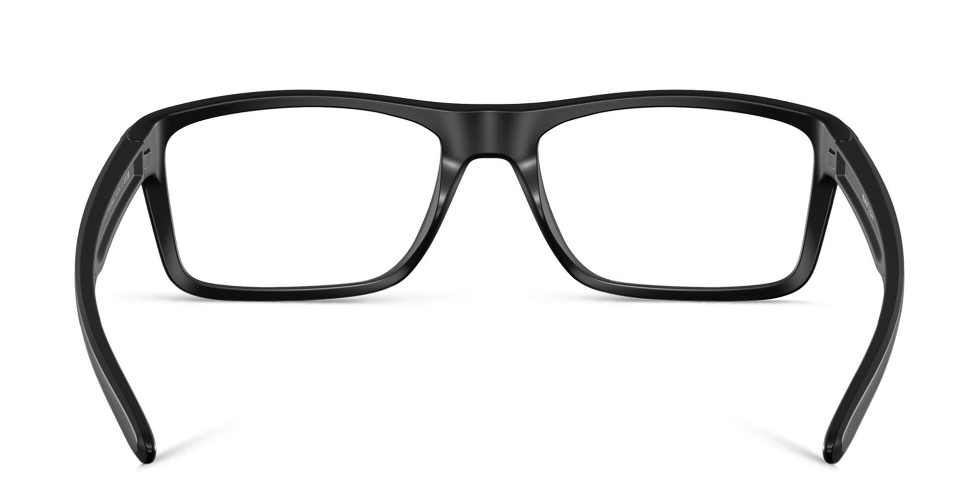 Shop Oakley Wide Rectangle Eyeglasses in Satin Black online.