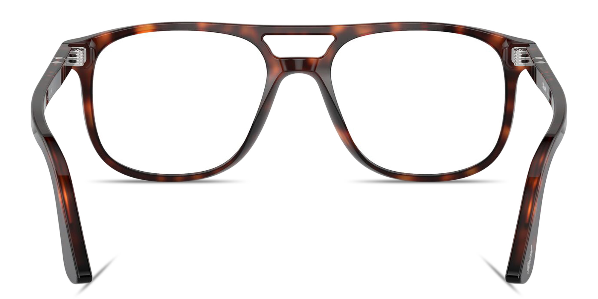 Shop PERSOL Greta Unisex Aviator Eyeglasses in Havana online.