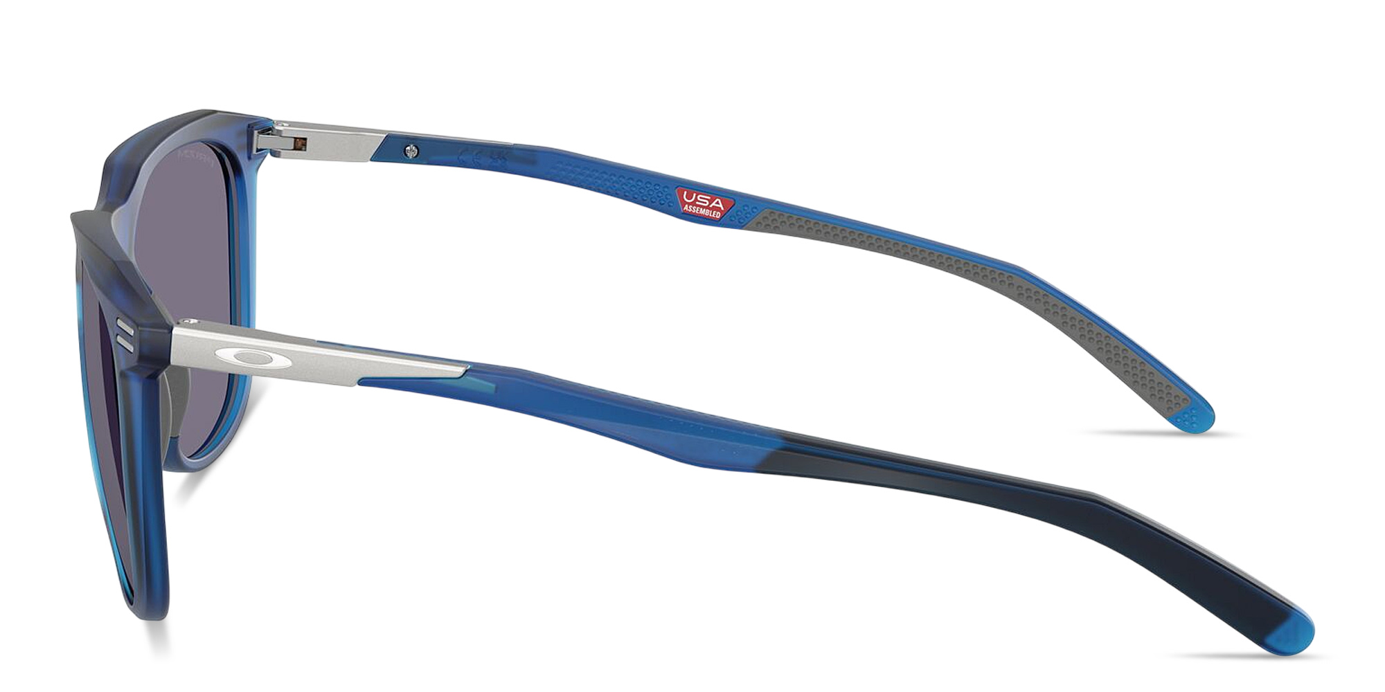 Shop Oakley Thurso Square Sunglasses in Blue online.