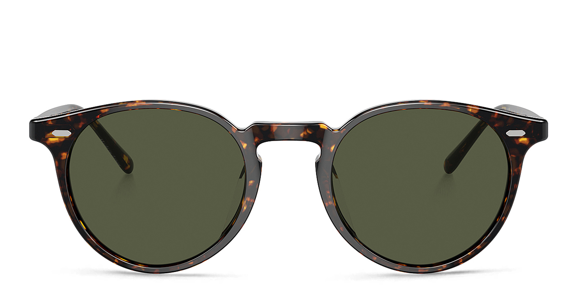 OLIVER PEOPLES Unisex Panthos Sunglasses in Atago Tortoise – Product Photo 1