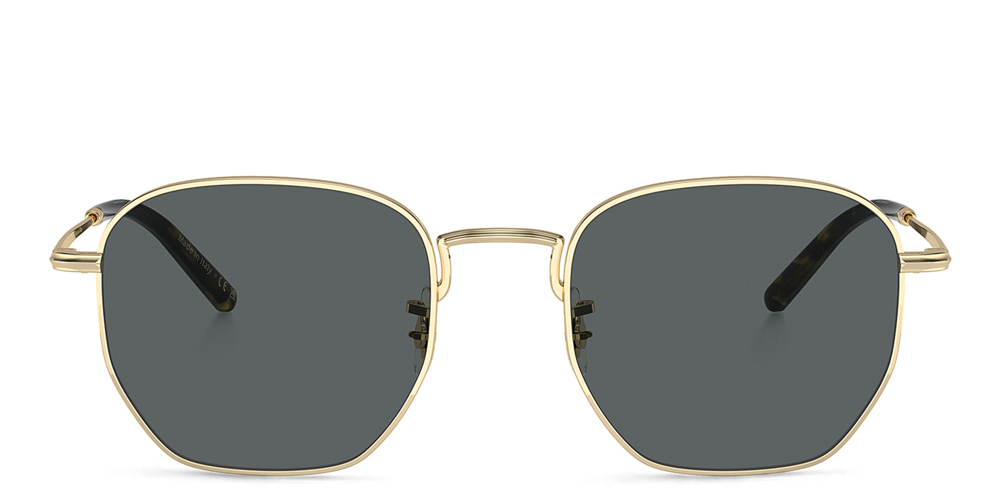 OLIVER PEOPLES Unisex Irregular Sunglasses in Gold – Product Photo 1