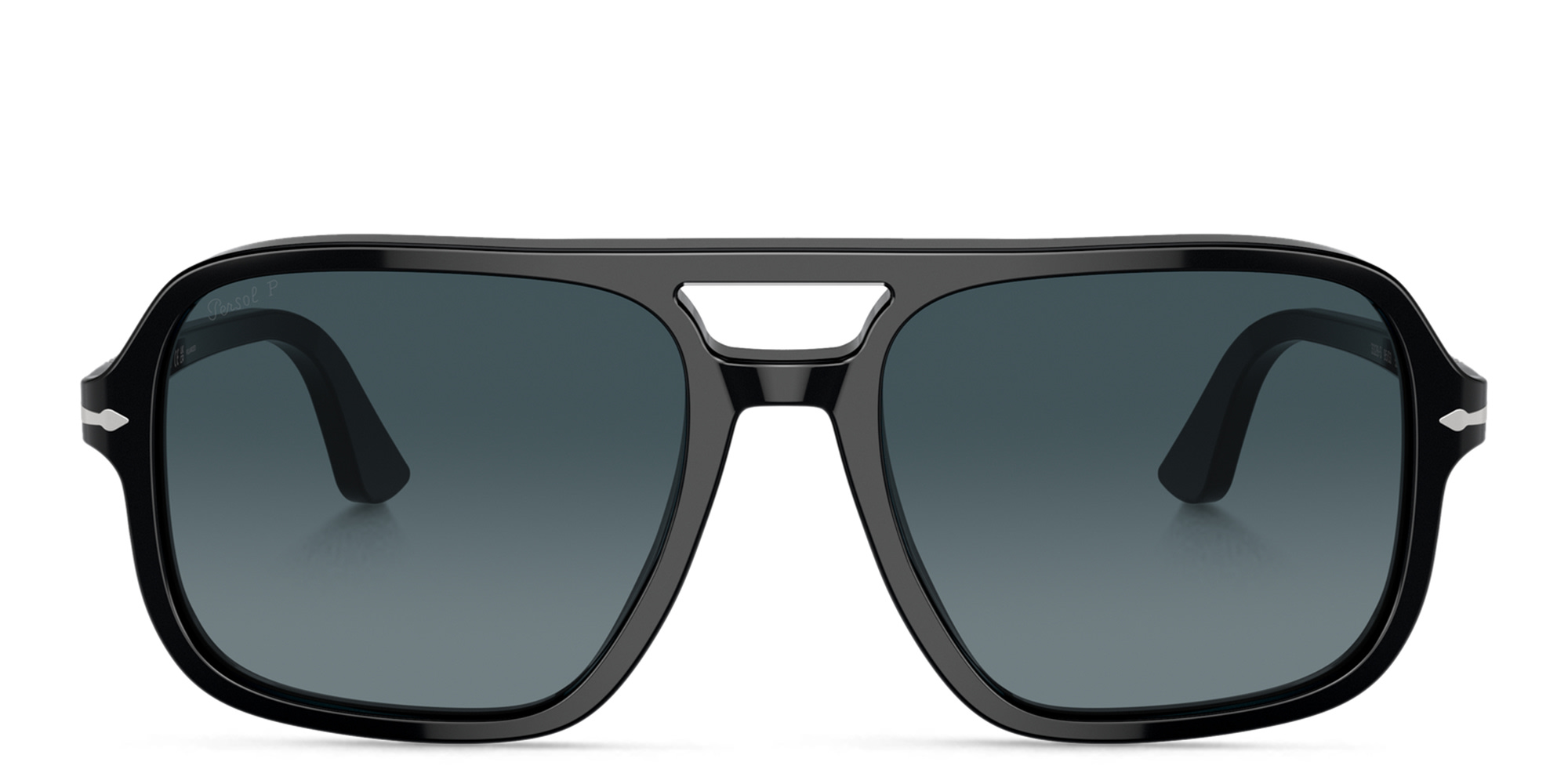 PERSOL Pilot Sunglasses in Black – Product Photo 1