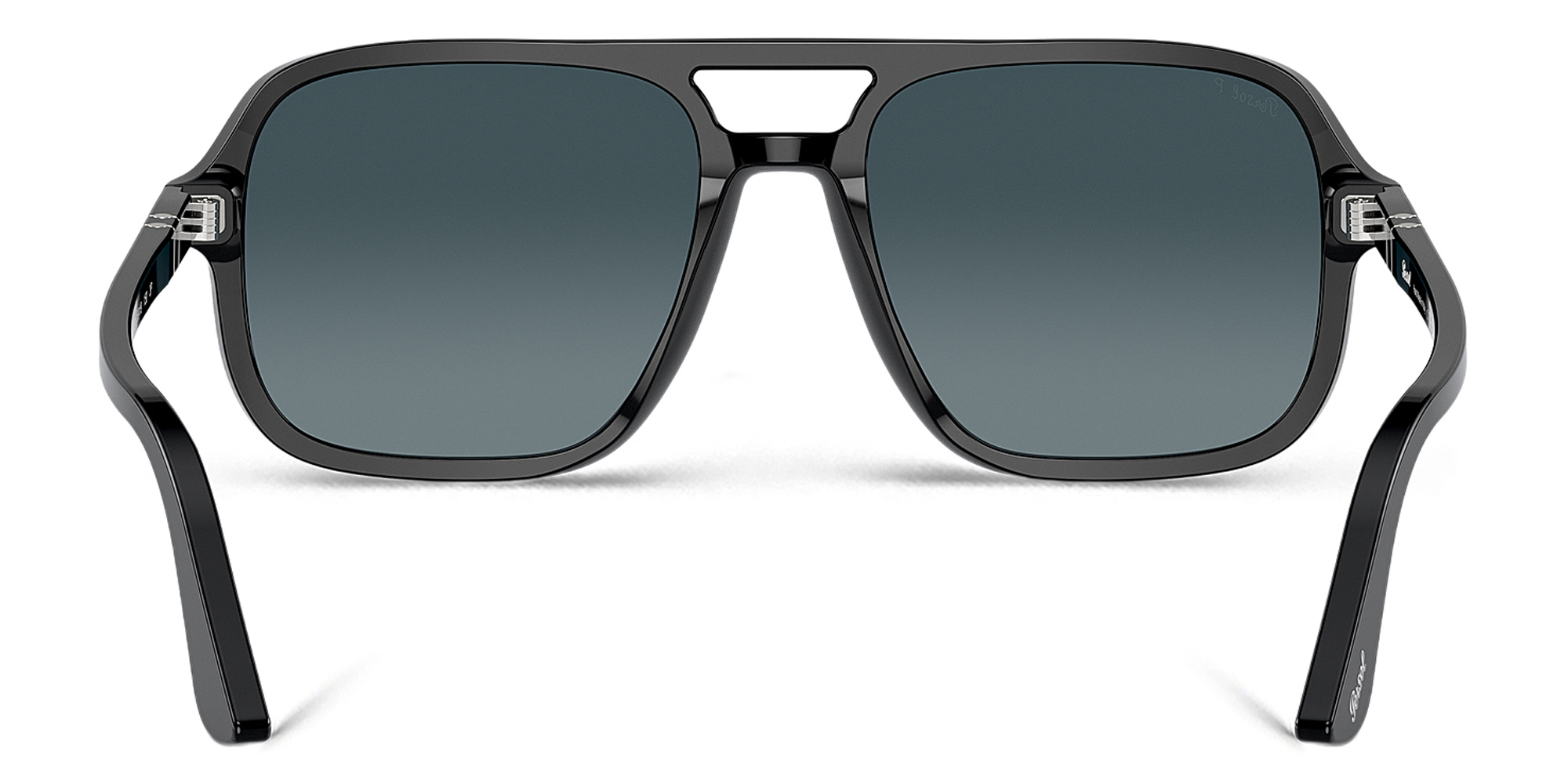 PERSOL Pilot Sunglasses in Black – Product Photo 4
