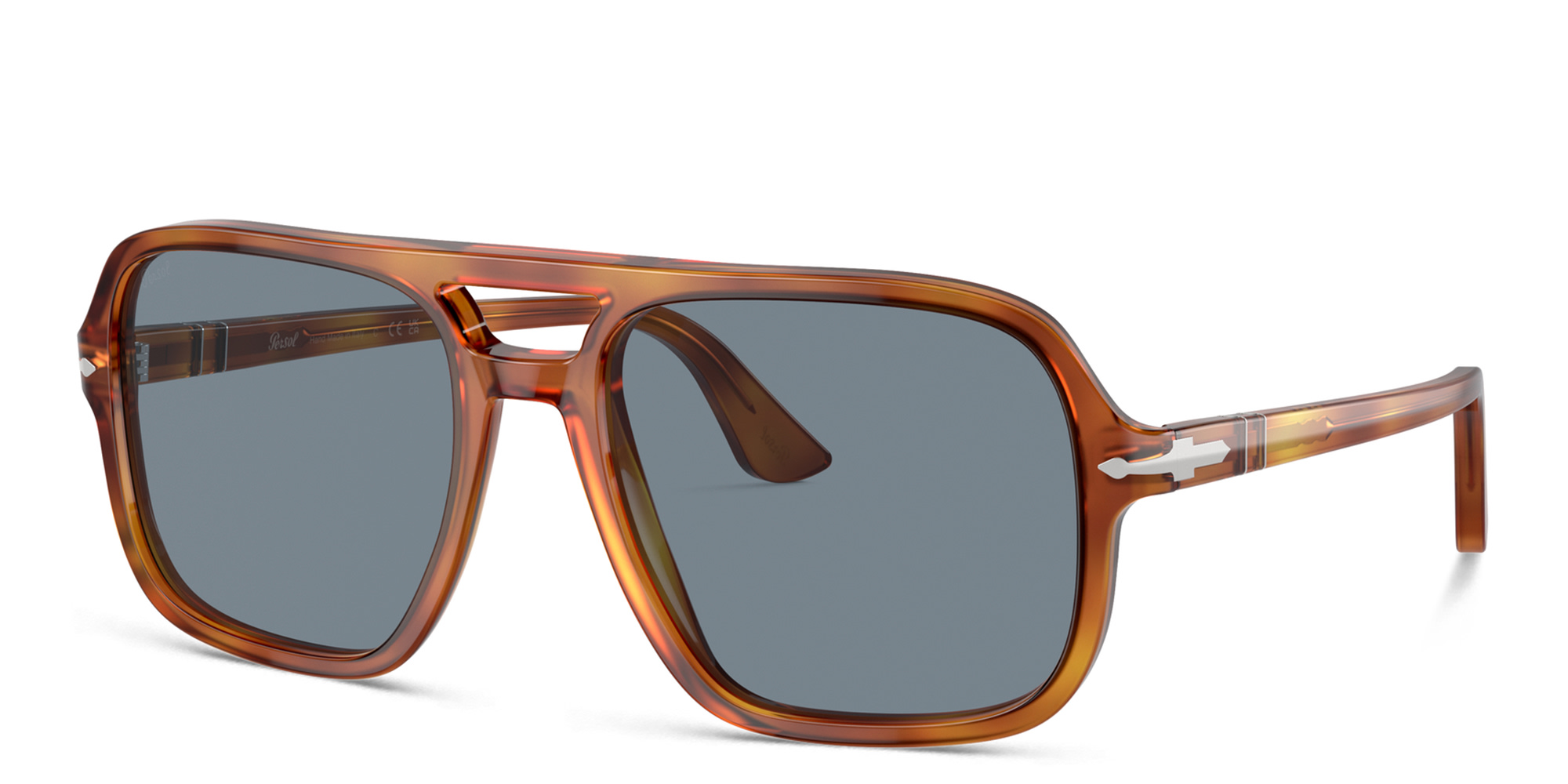 PERSOL Pilot Sunglasses in Orange – Product Photo 2