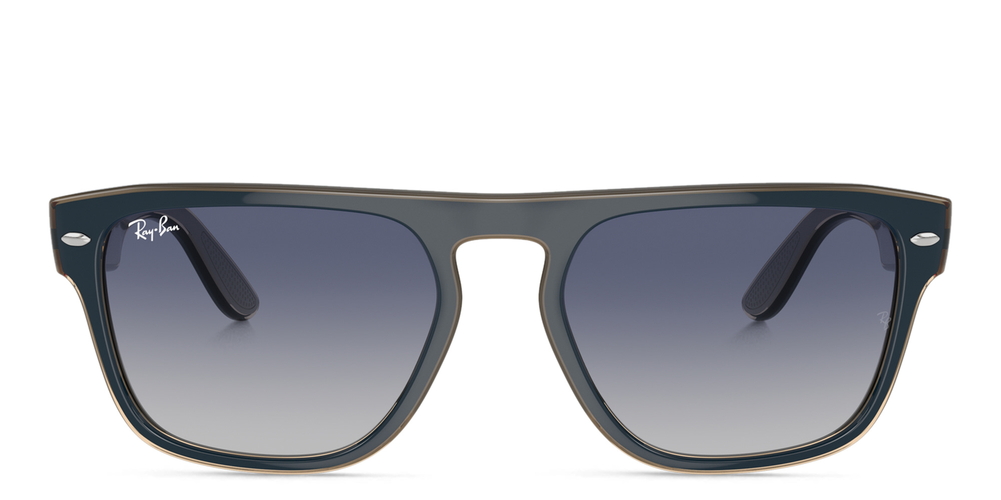 Shop Ray-Ban Unisex Square Sunglasses in Blue online.