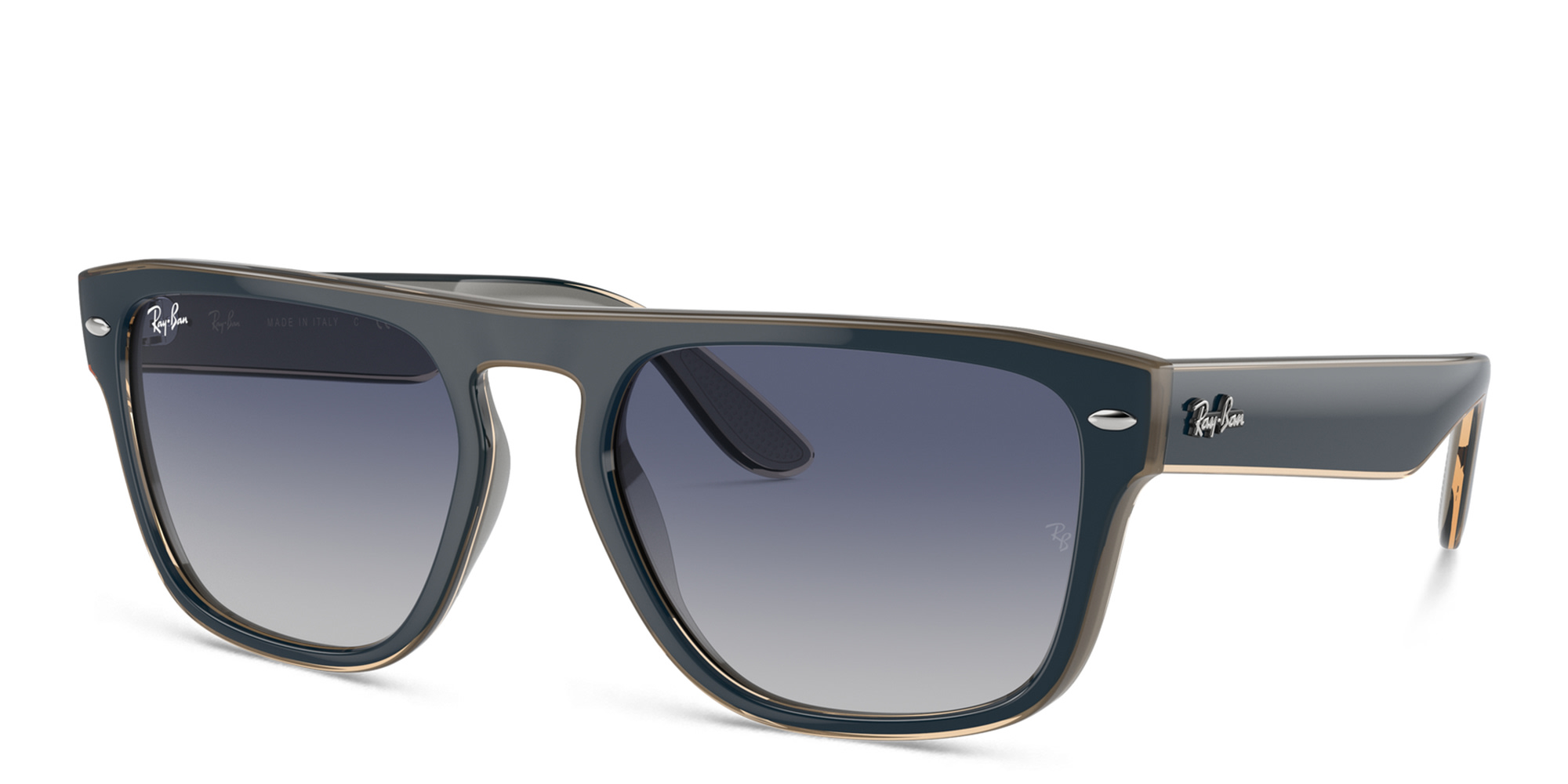 Shop Ray-Ban Unisex Square Sunglasses in Blue online.