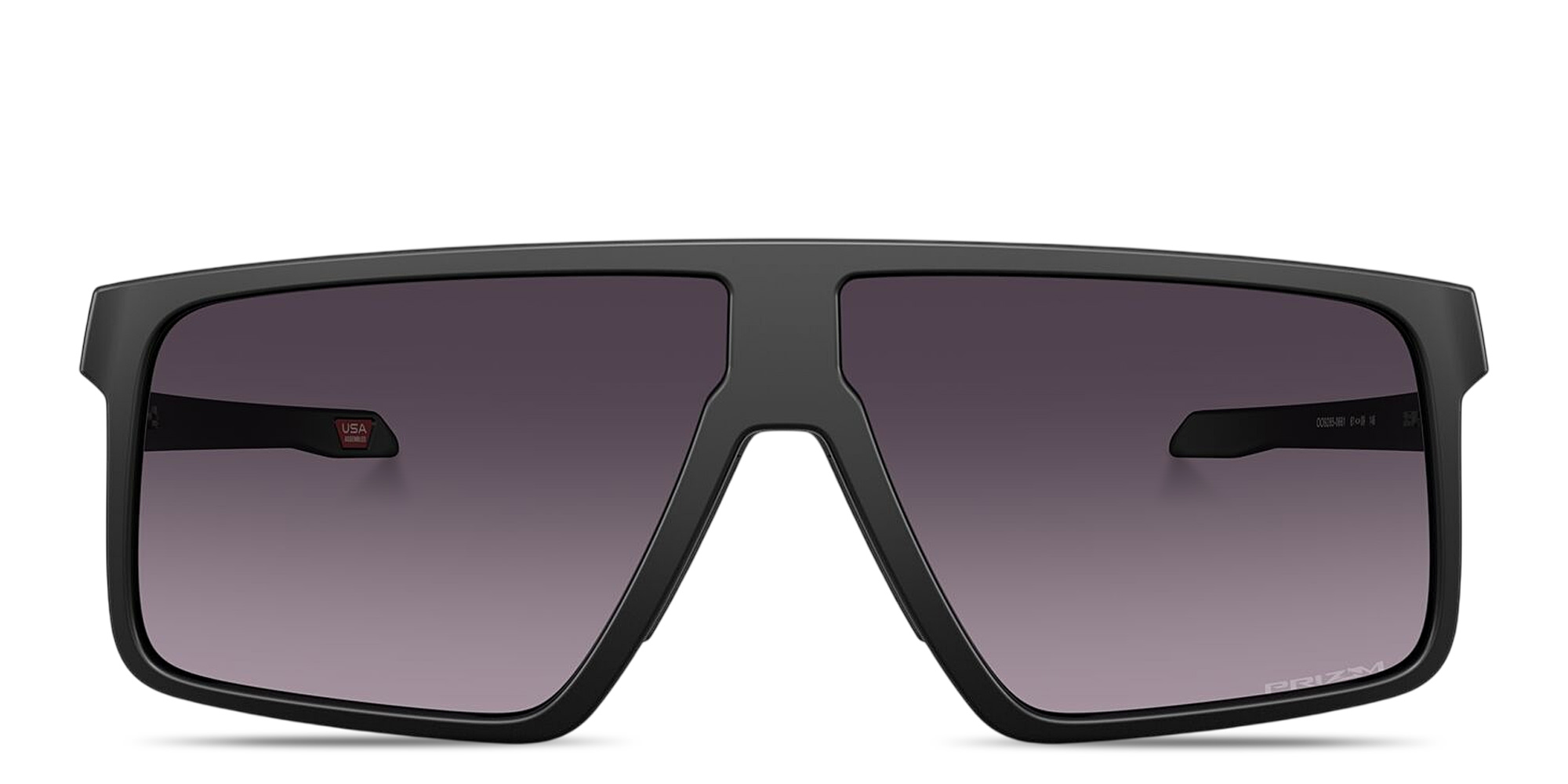 Shop Oakley Helux Rectangle Sunglasses in Black online.