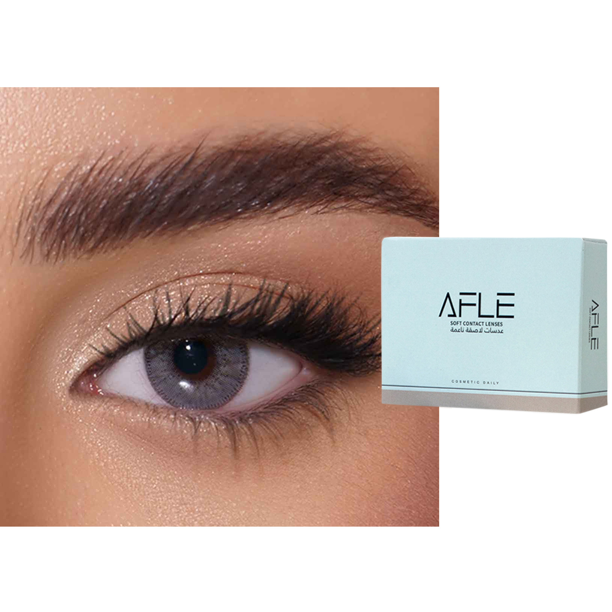 Shop AFLE 1-Day Color Contact Lenses - Argent online.