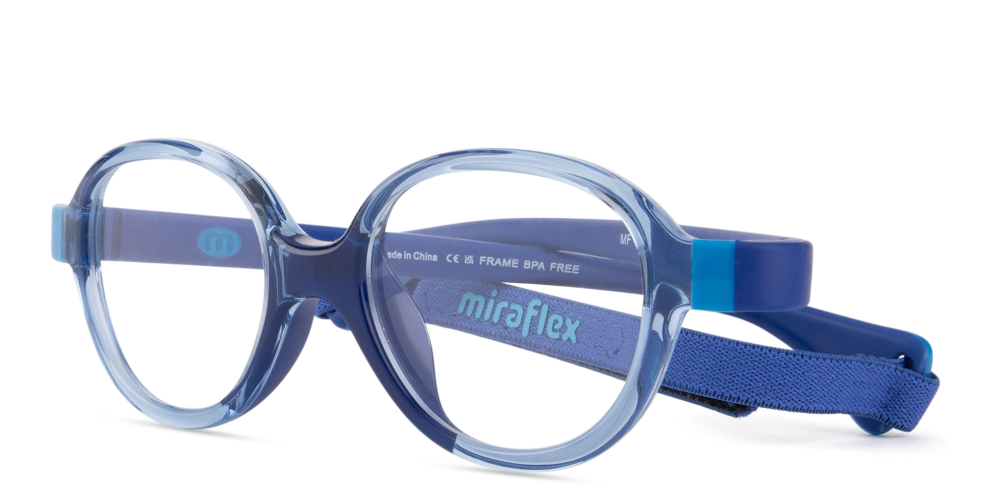 تسوق نظارات طبية دائرية للأطفال ميرا فليكس بلون أزرق أونلاين.