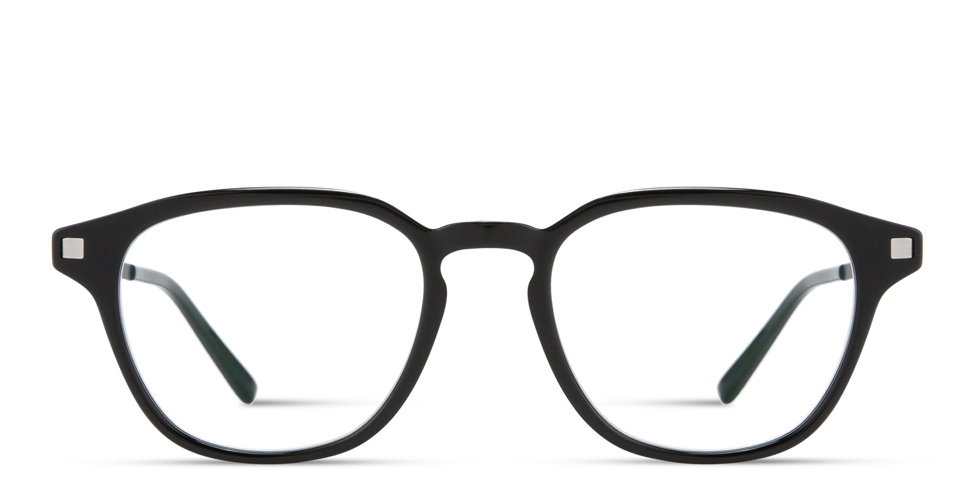 Shop MYKITA Pana Unisex Square Eyeglasses in Black online.