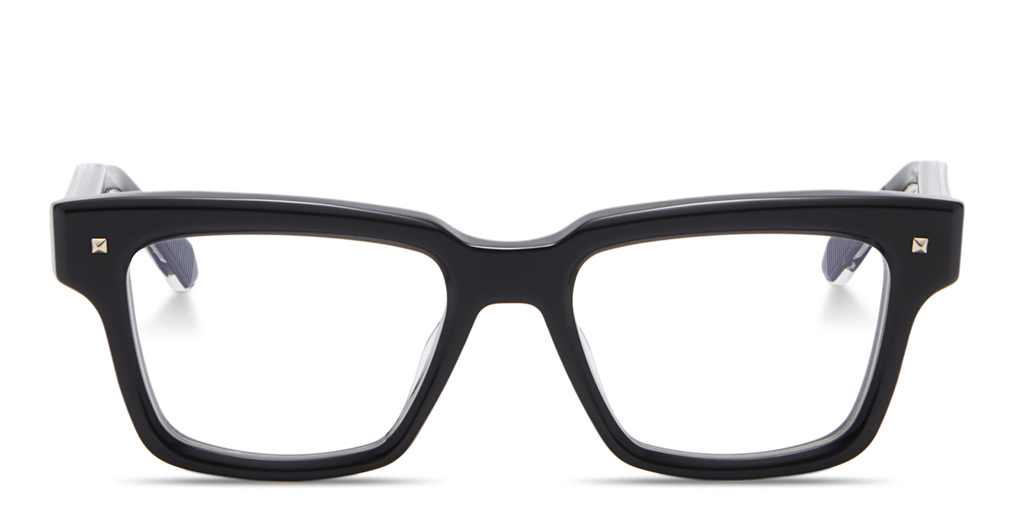 Shop VALENTINO V - Essential I Unisex Rectangle Eyeglasses in Black online.