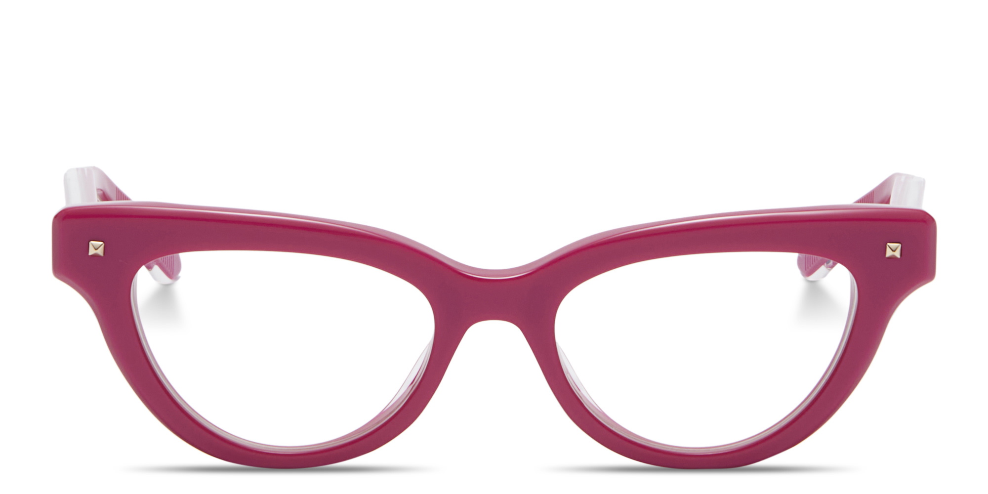 Shop VALENTINO V - Essential II Cat-Eye Eyeglasses in Pink online.