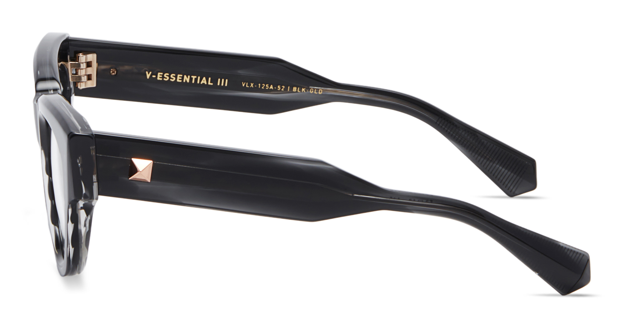 Shop VALENTINO V - Essential III Cat-Eye Eyeglasses in Black online.
