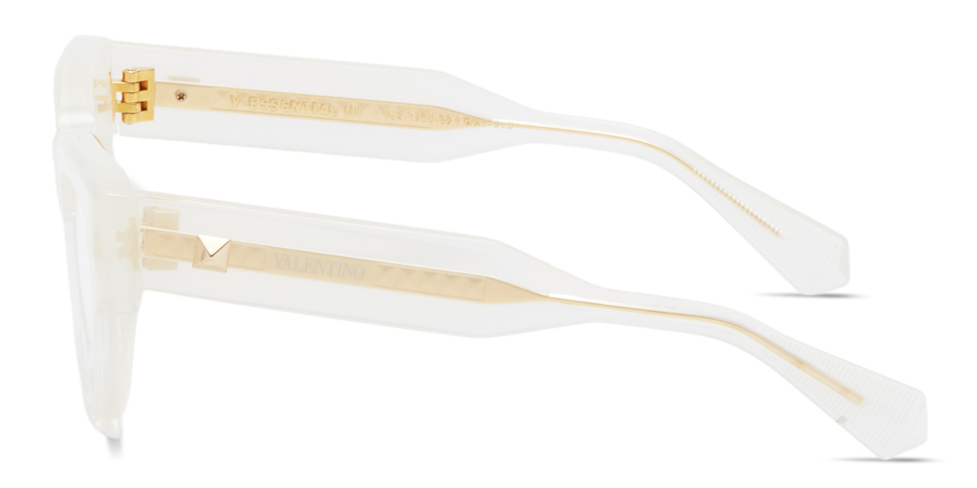 Shop VALENTINO V - Essential III Cat-Eye Eyeglasses in Clear online.