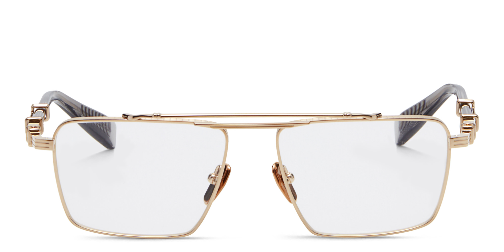 تسوق نظارات طبية بريغايد VI بإطار مستطيل واسع للجنسين بالمان بلون ذهبي أونلاين.