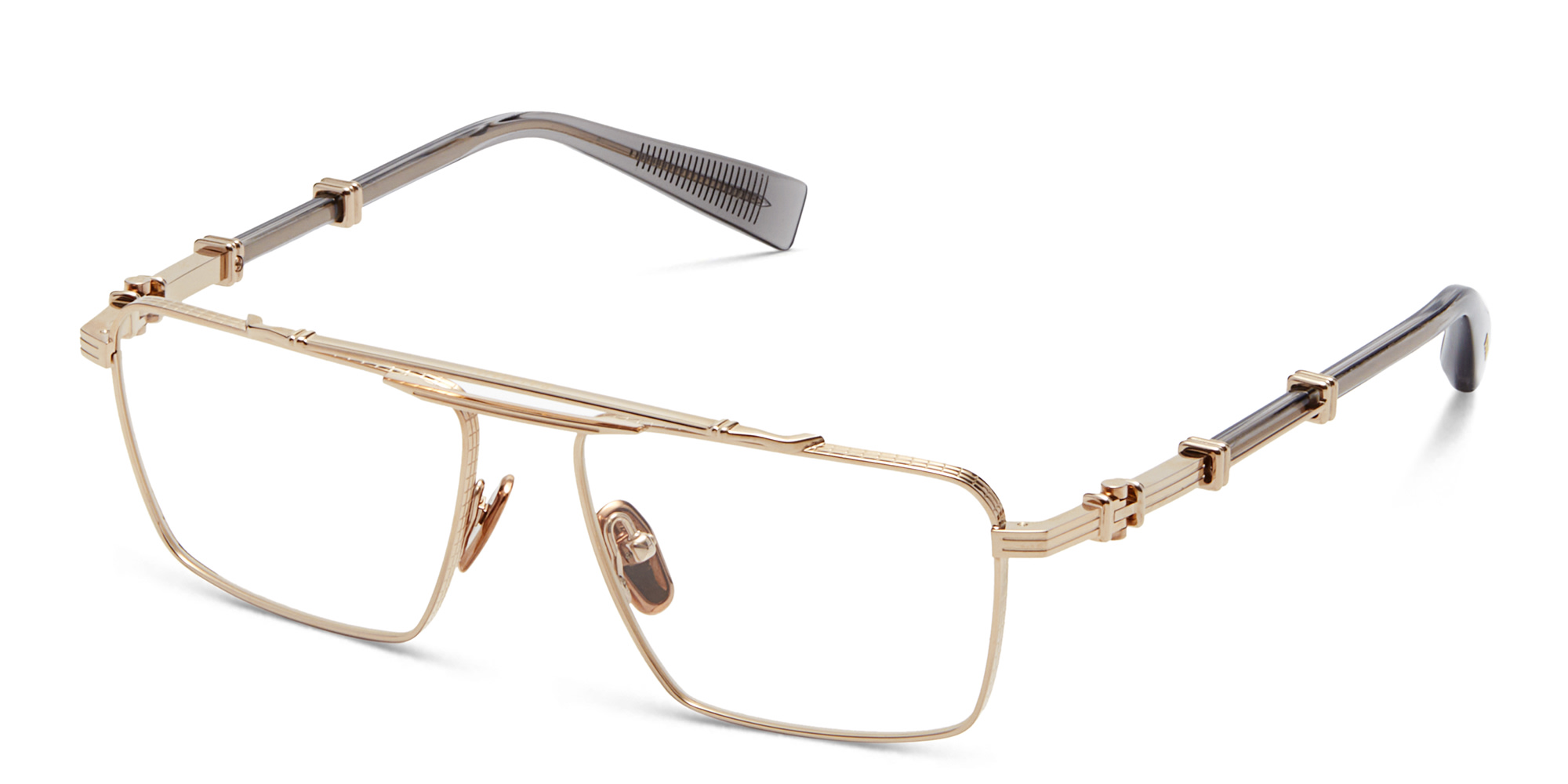 تسوق نظارات طبية بريغايد VI بإطار مستطيل واسع للجنسين بالمان بلون ذهبي أونلاين.