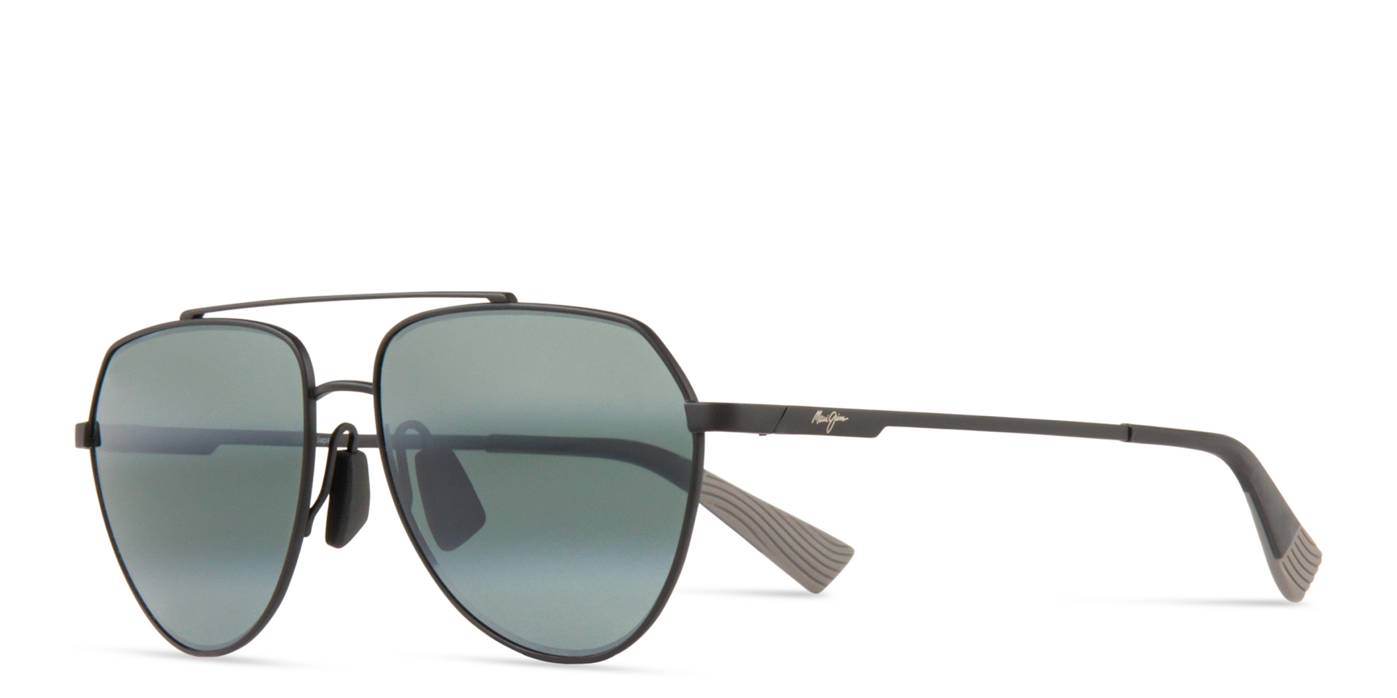 Maui Jim Waiwai Aviator Sunglasses in Black – Product Photo 2