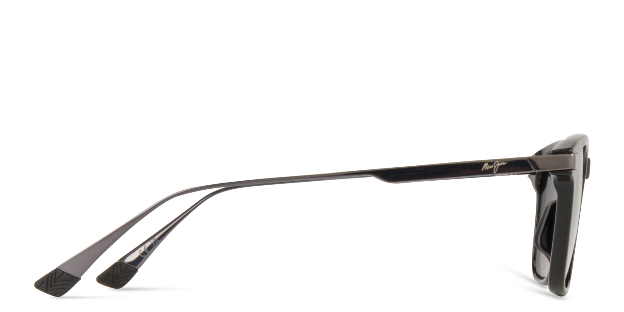 Shop Maui Jim Manaolana Unisex Square Sunglasses in Black online.