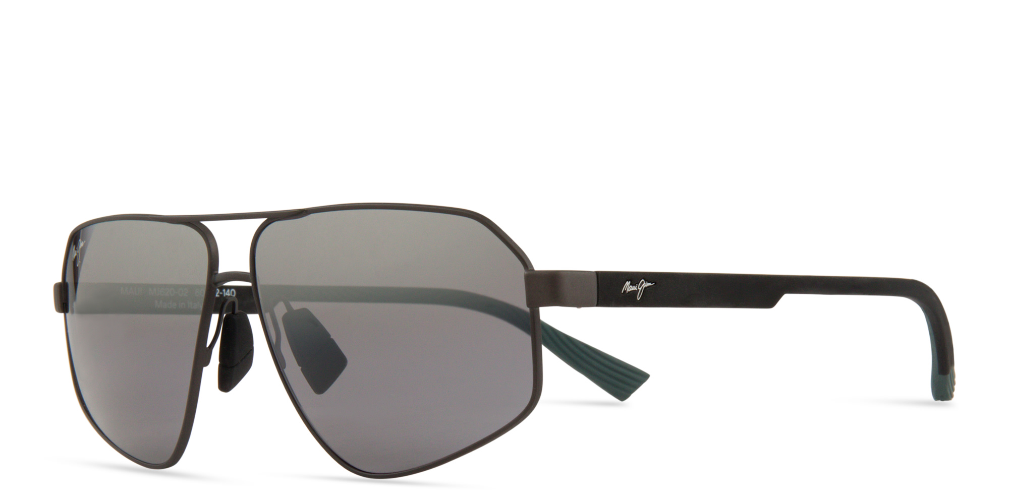 Shop Maui Jim Keawawa Aviator Sunglasses in Gunmetal online.