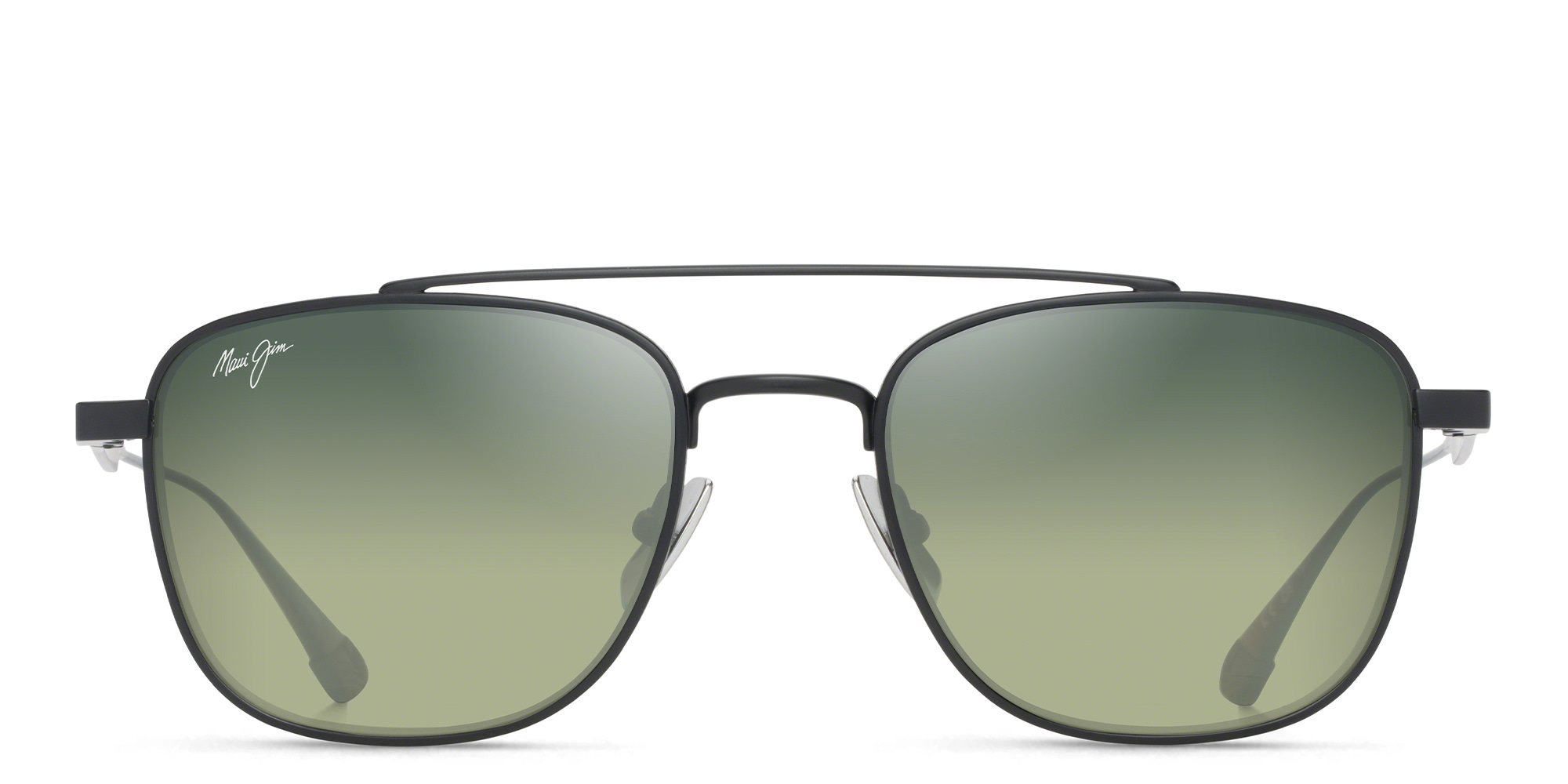 Maui Jim Kahana Unisex Square Sunglasses in Black – Product Photo 1