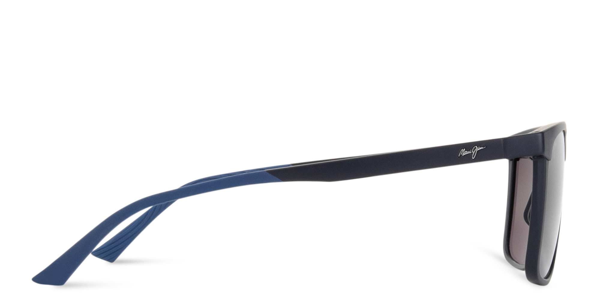 Shop Maui Jim Makamae Rectangle Sunglasses in Blue online.