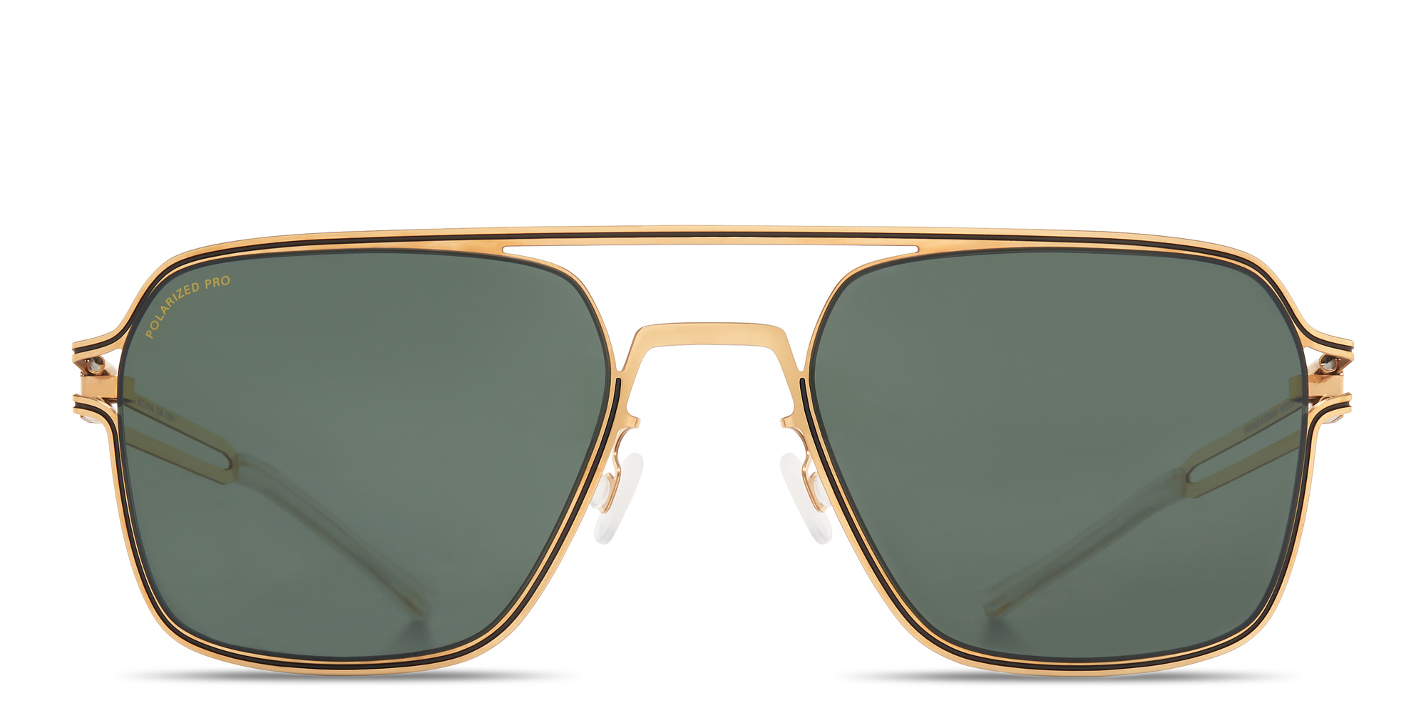 تسوق نظارات شمسية ريكو طراز أفياتور ميكيتا بلون ذهبي أونلاين.