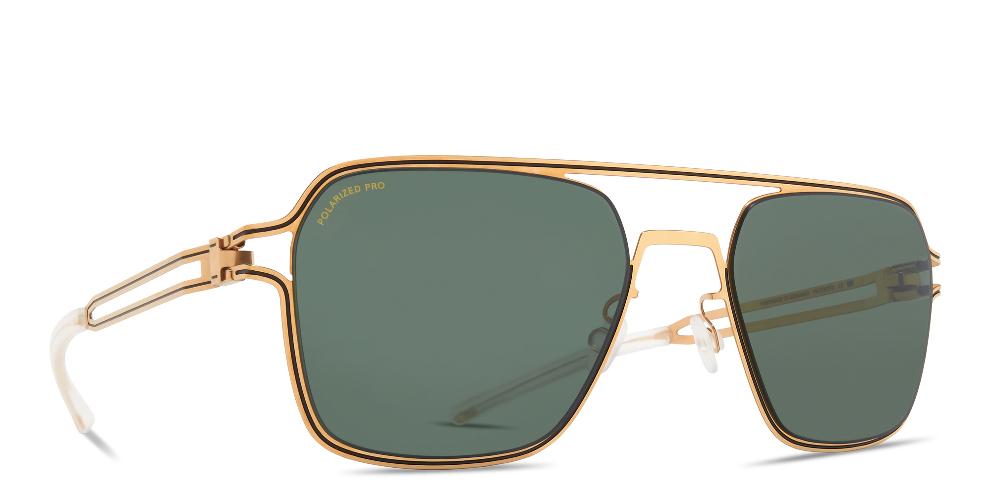 تسوق نظارات شمسية ريكو طراز أفياتور ميكيتا بلون ذهبي أونلاين.