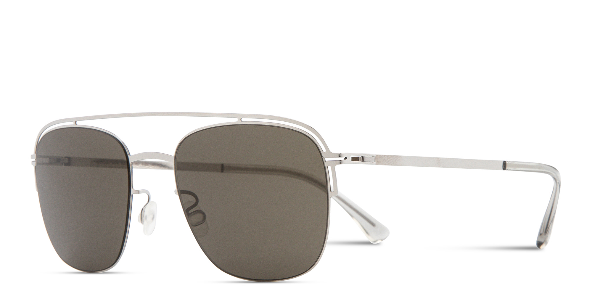 MYKITA Nor Aviator Sunglasses in Silver – Product Photo 2