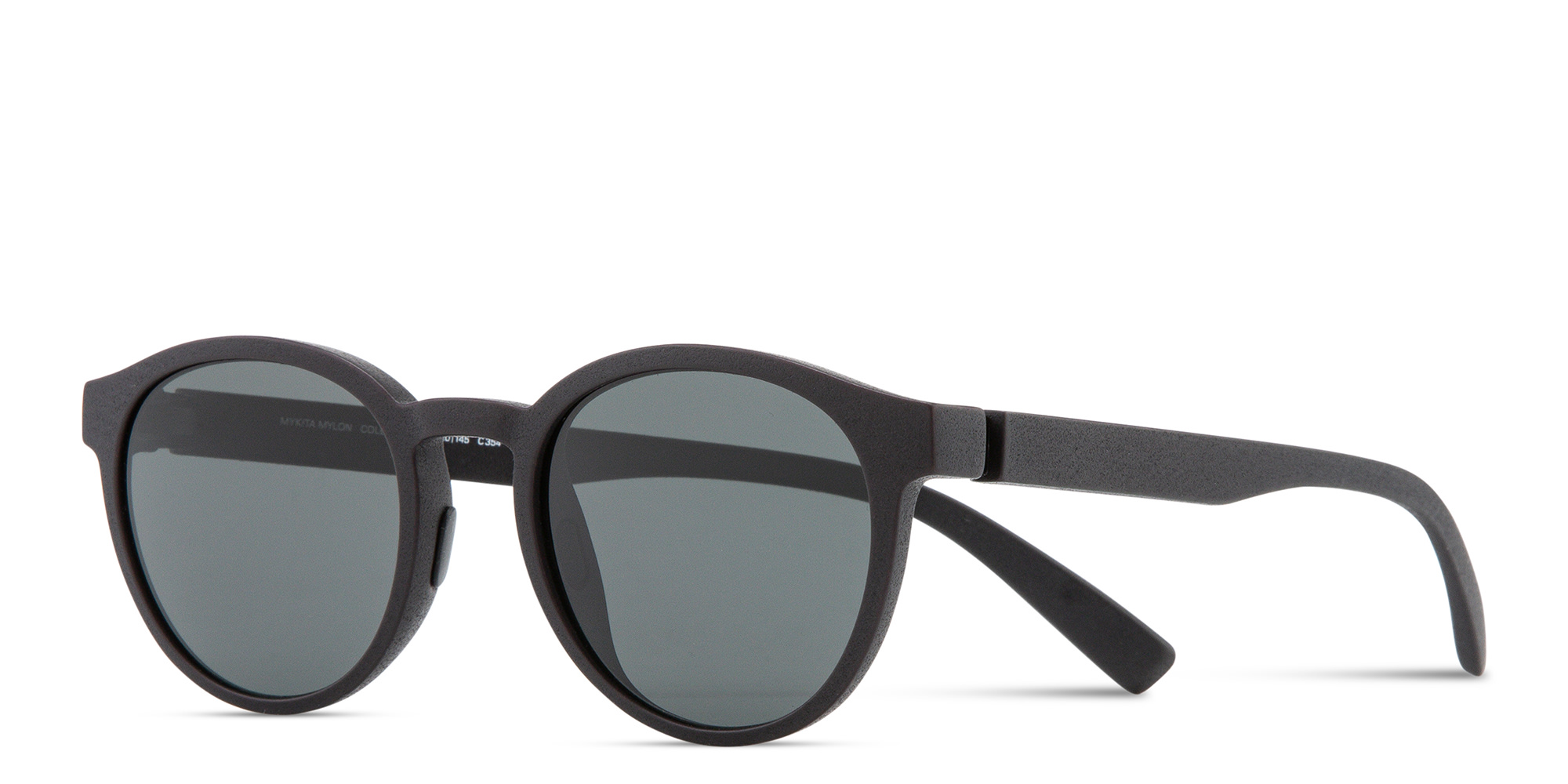 MYKITA Coleman Unisex Round Sunglasses in Black – Product Photo 2