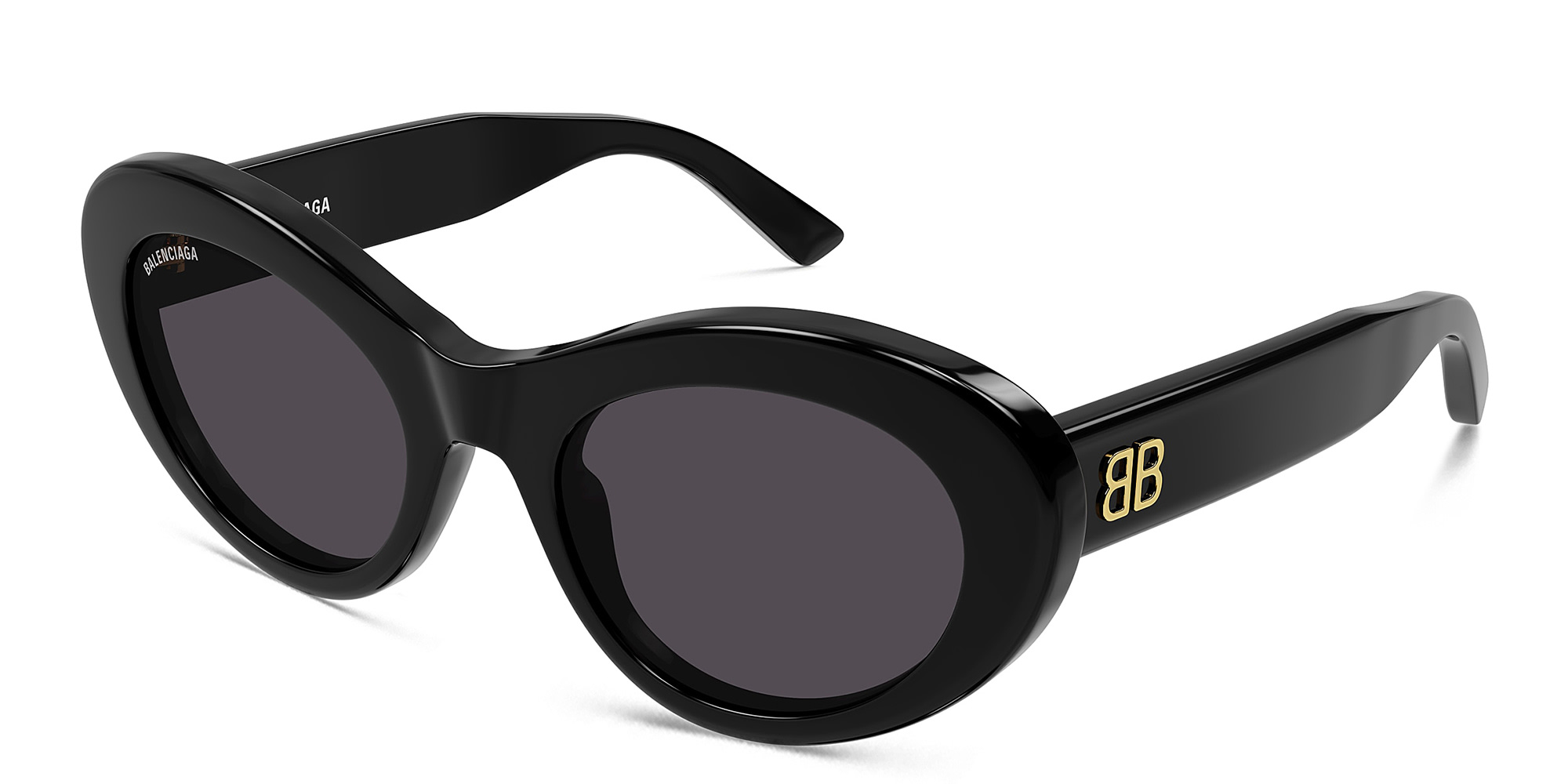 BALENCIAGA Everyday Cat-Eye Sunglasses in Black – Product Photo 2