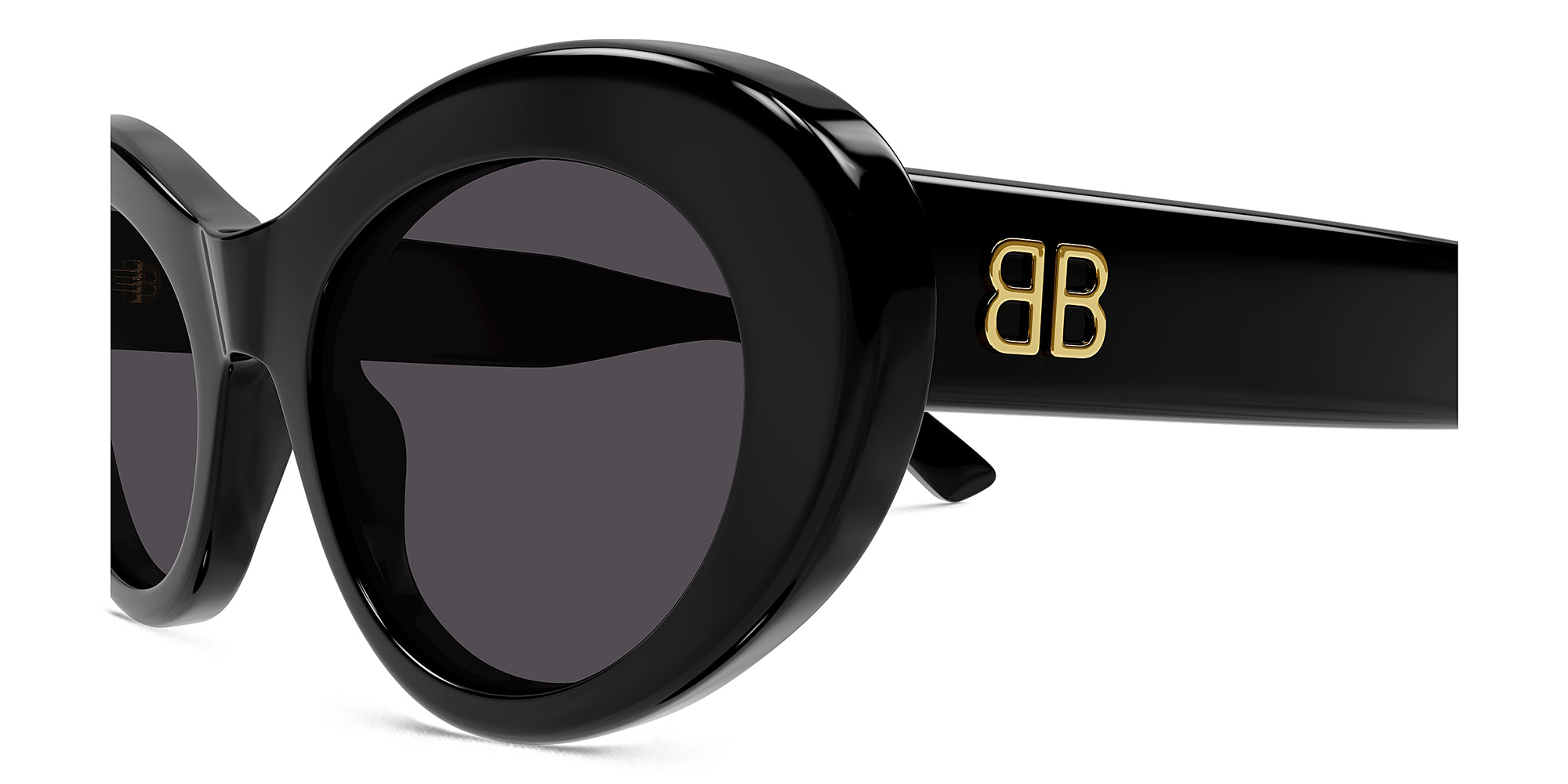 BALENCIAGA Everyday Cat-Eye Sunglasses in Black – Product Photo 3