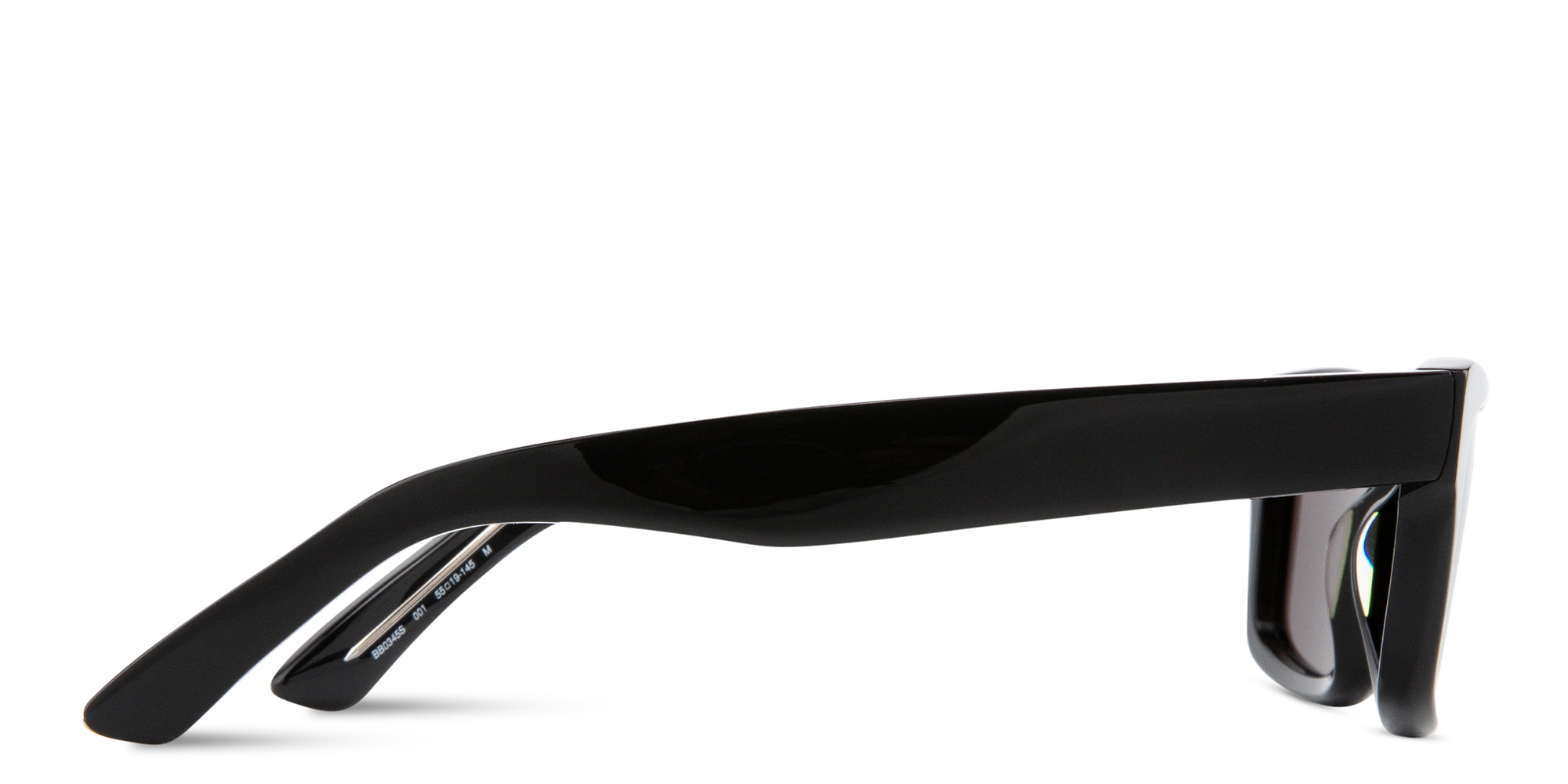 نظارات شمسية إيفريداي بإطار مستطيل من بالينسياغا بلون أسود - صورة المنتج 3