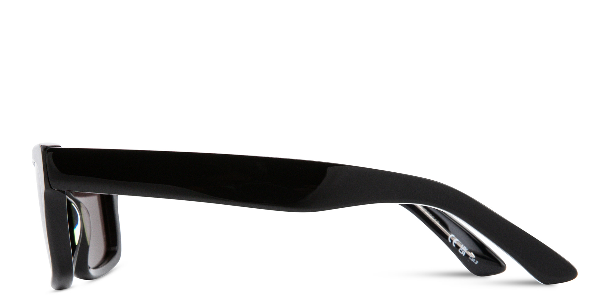 نظارات شمسية إيفريداي بإطار مستطيل من بالينسياغا بلون أسود - صورة المنتج 4