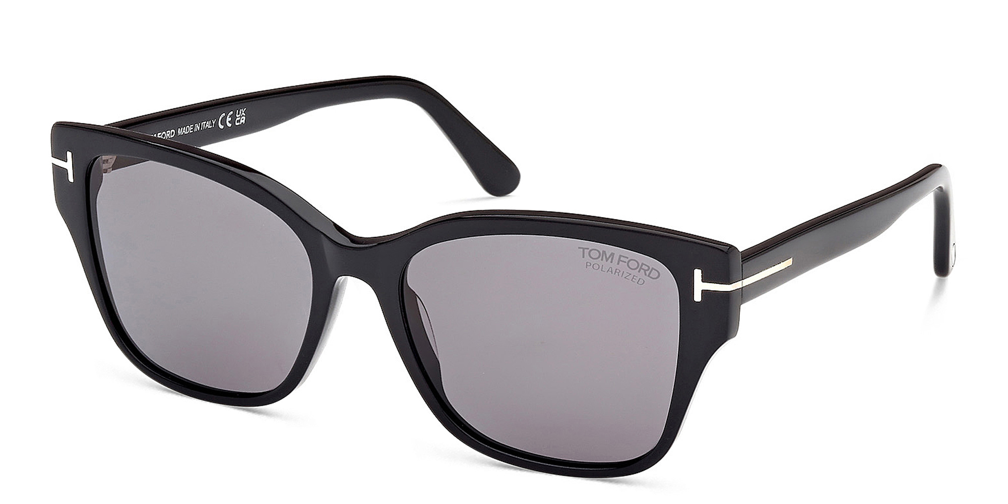 TOM FORD Elsa Butterfly Sunglasses in Shiny Black – Product Photo 2