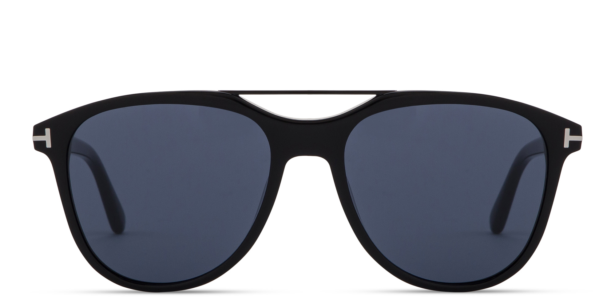 TOM FORD Damian Pilot Sunglasses in Shiny Black – Product Photo 1