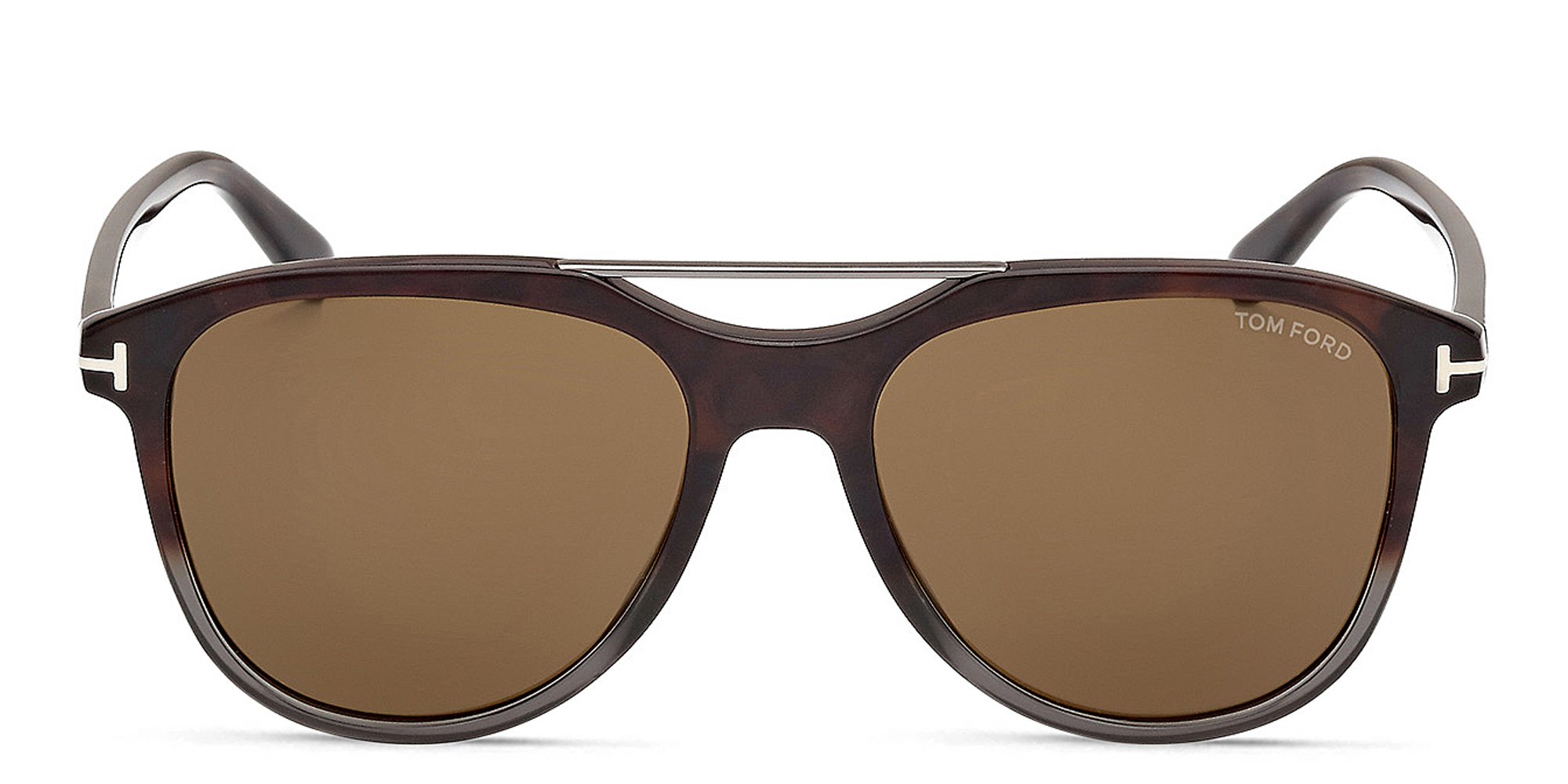 TOM FORD Damian Pilot Sunglasses in Colored Havana – Product Photo 1