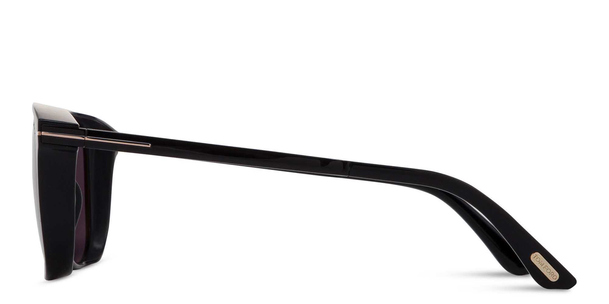 Shop TOM FORD Lionel-02 Square Sunglasses in Shiny Black online.