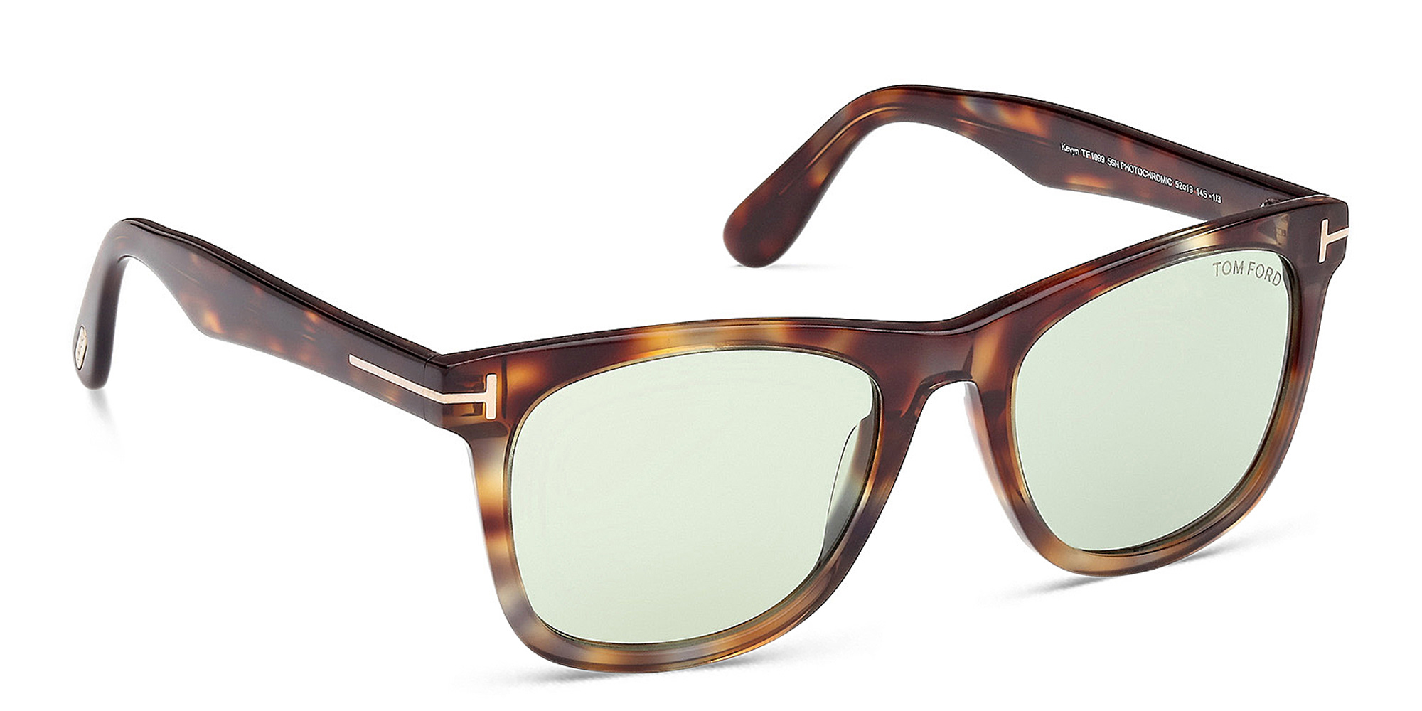 TOM FORD Kevyn Square Sunglasses in Colored Havana – Product Photo 4