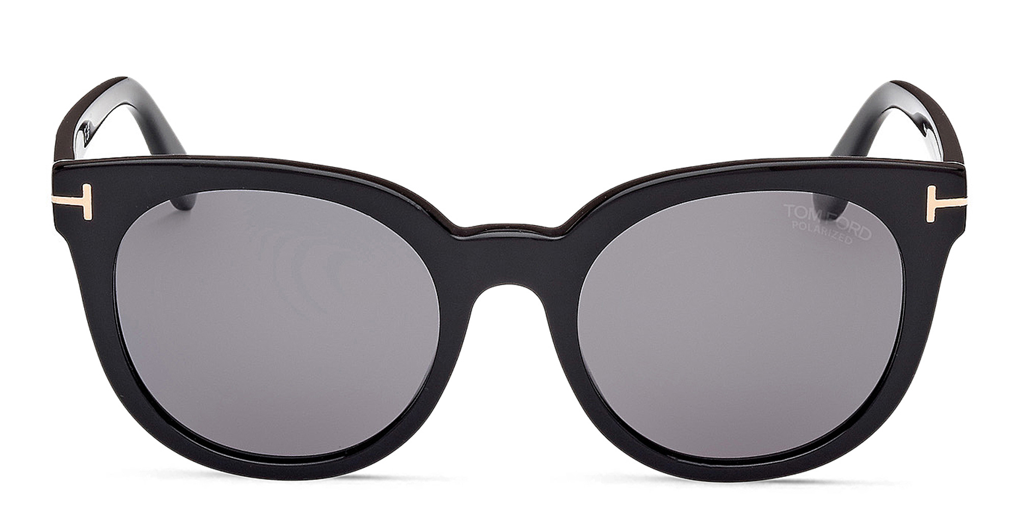TOM FORD Moira Butterfly Sunglasses in Shiny Black – Product Photo 1