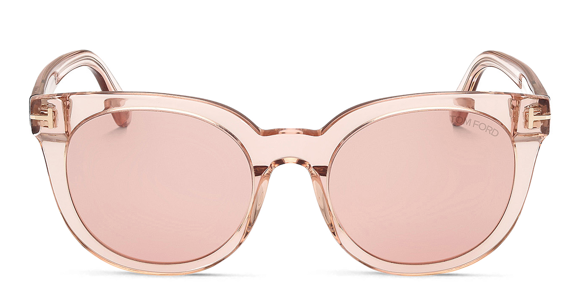 TOM FORD Moira Butterfly Sunglasses in Shin Light Pink – Product Photo 1