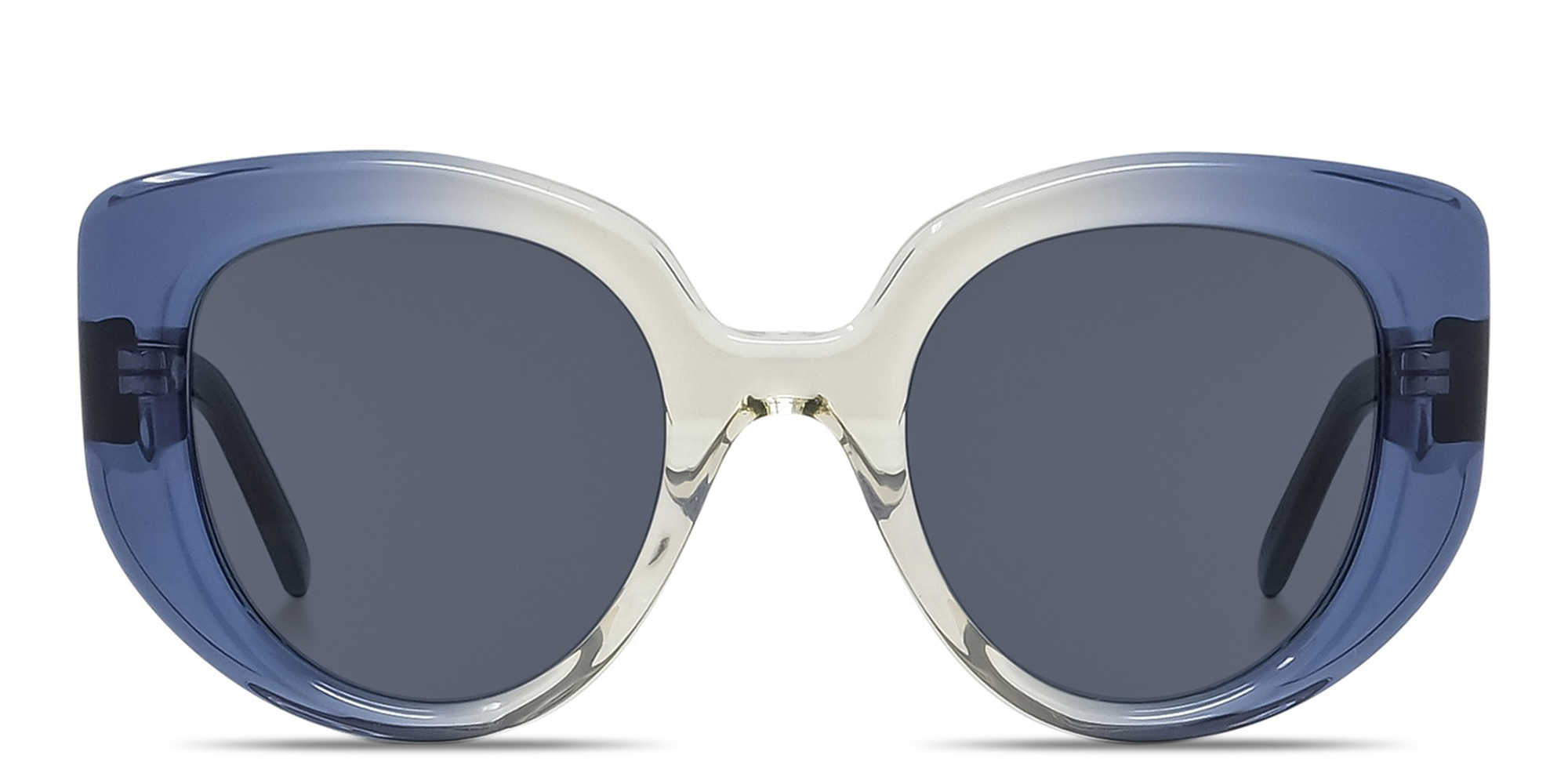 LOEWE Curvy Blue Butterfly Sunglasses in Transparent gradient blue – Product Photo 1