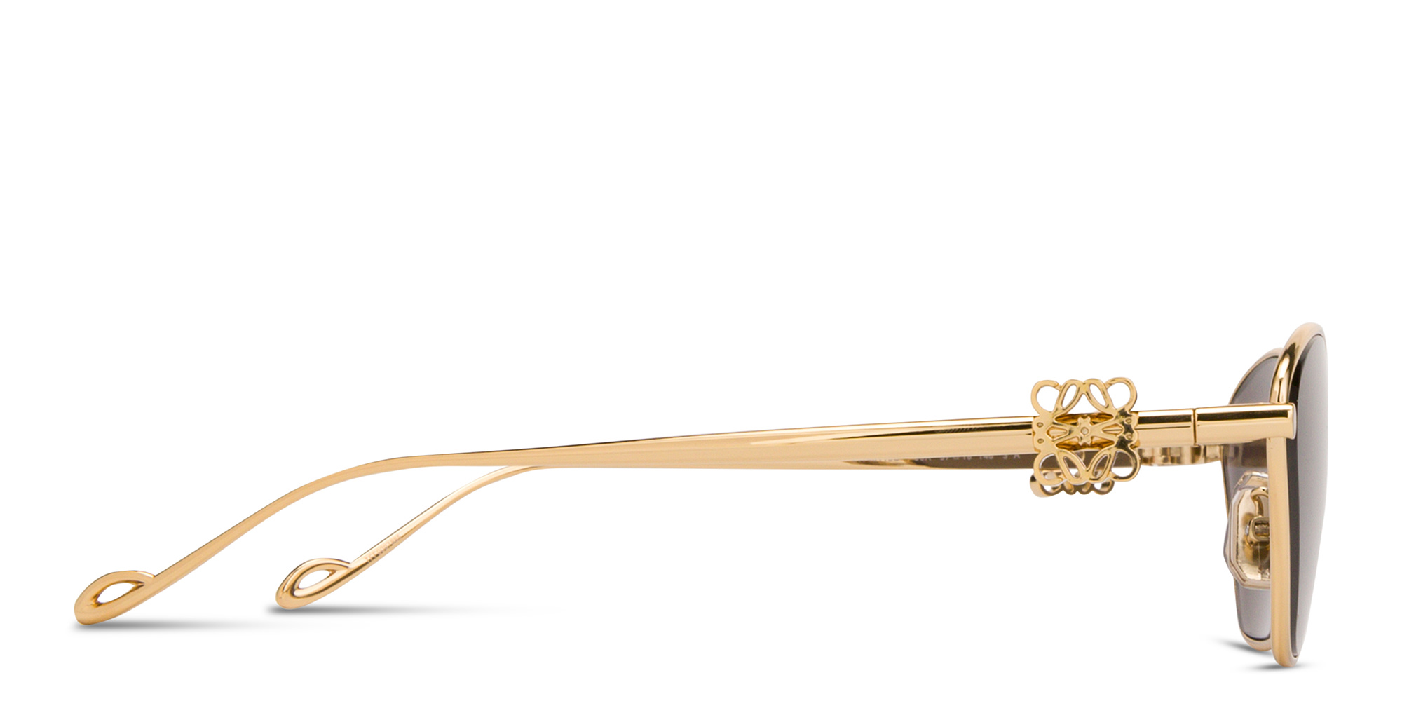 LOEWE Anagram Wide Butterfly Sunglasses in Gold – Product Photo 3