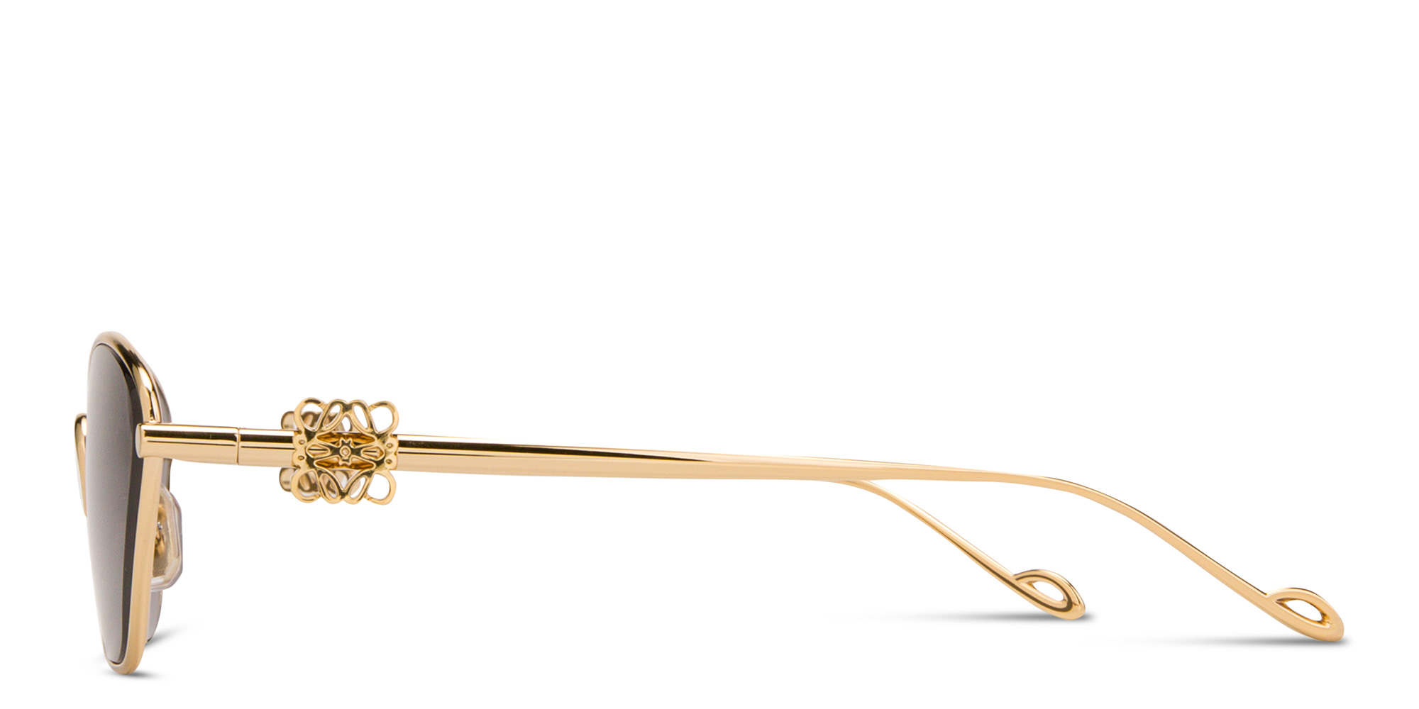 LOEWE Anagram Wide Butterfly Sunglasses in Gold – Product Photo 4