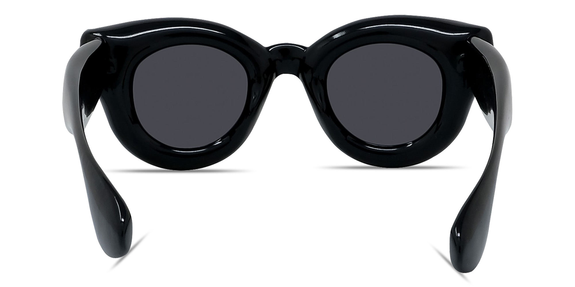 LOEWE Signature Black Pantos Sunglasses in Solid Black – Product Photo 4