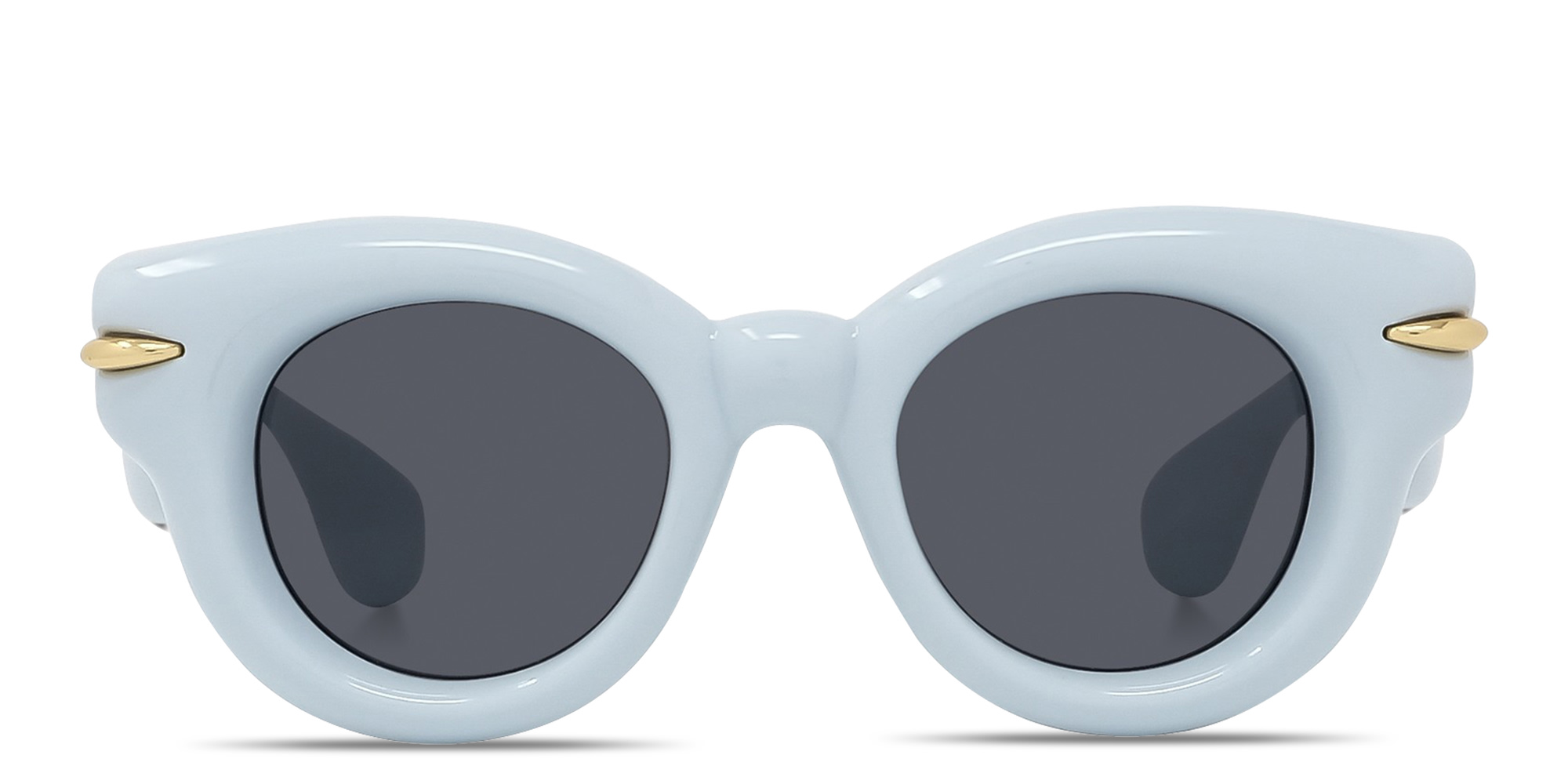 Shop LOEWE Signature Blue Pantos Sunglasses in Solid azure online.