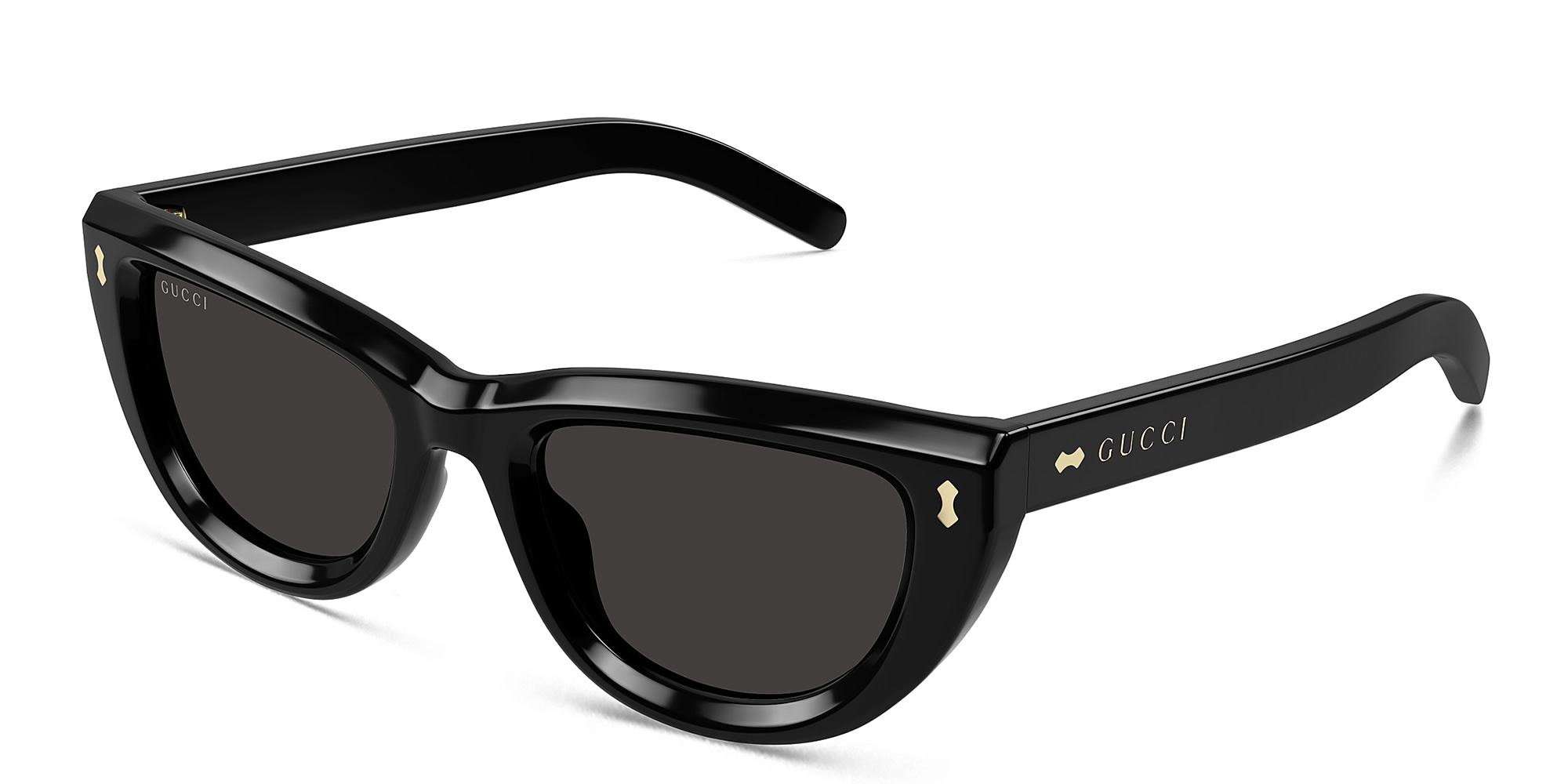 GUCCI Rivetto Cat-Eye Sunglasses in Black – Product Photo 2