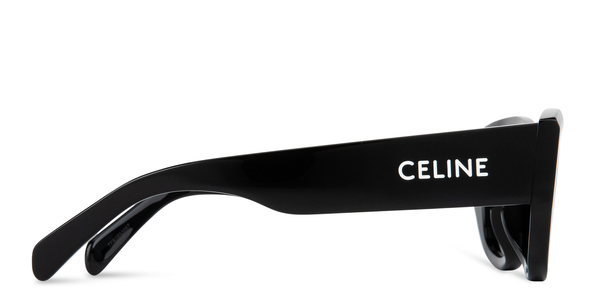 Shop CELINE Monochroms Cat-Eye Sunglasses in Black online.