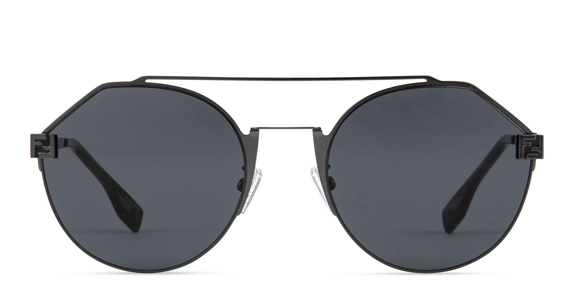 FENDI Sky Round Sunglasses in Gunmetal – Product Photo 1