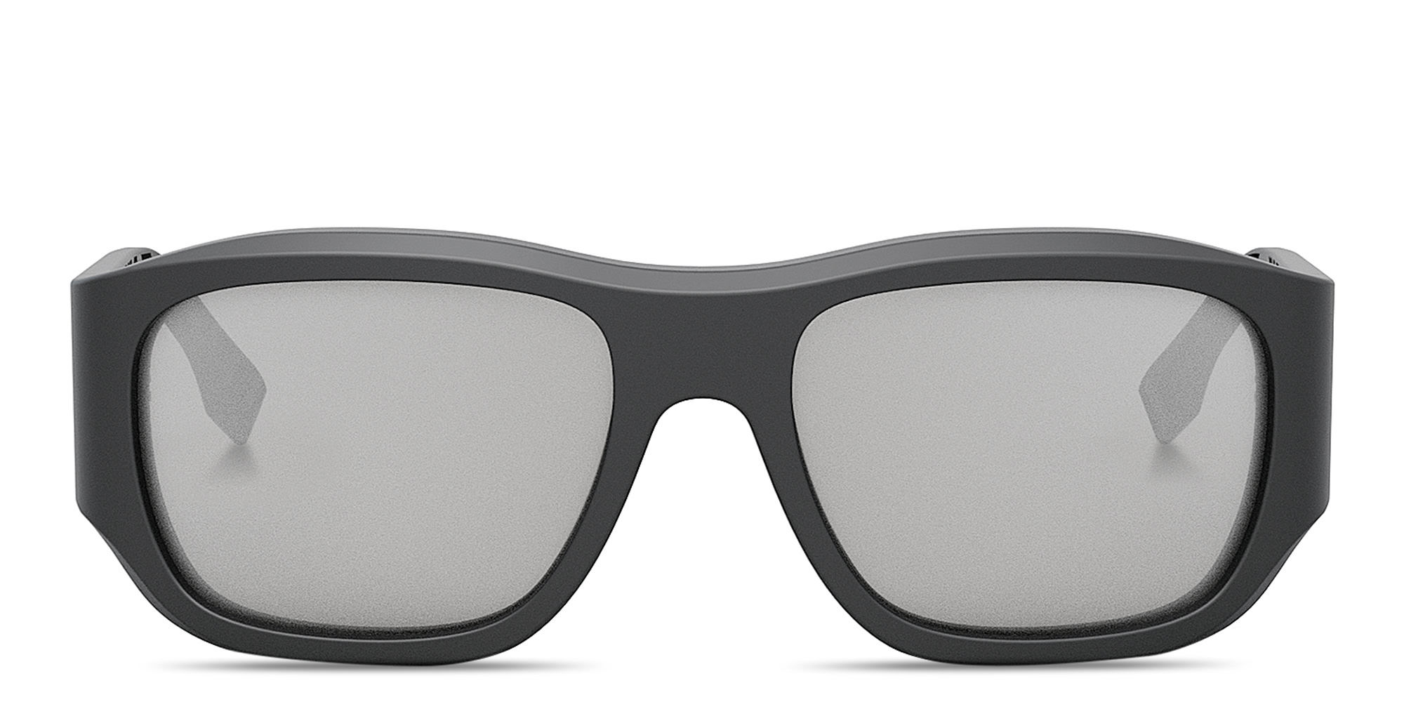 FENDI FF Logo Rectangle Sunglasses in Grey – Product Photo 1