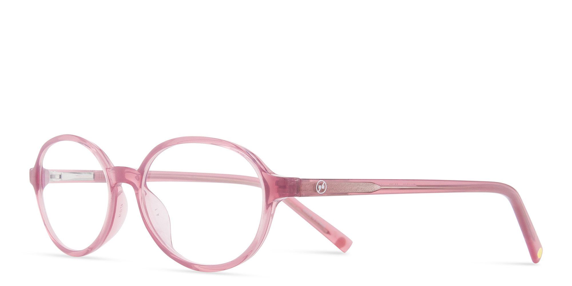 Shop EYE'M Kids Round Eyeglasses in Pink online.